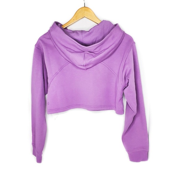 Lululemon Athletica Lavender Wisteria purple Cropped Hoodie - Picture 2 of 14